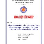 báo cáo thực tập công ty in ấn