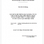 Luận văn thạc sĩ giáo dục học Trần Thị Trà Hương 