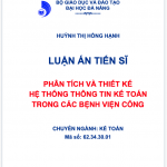 Thiết kế hệ thống thông tin kế toán trong các bệnh viện công