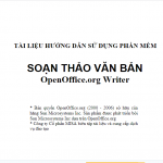 Tài liệu hướng dẫn soạn thảo văn bản