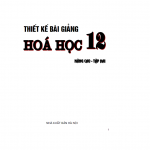 Thiết kế bài môn Hóa Học 12 nâng cao tập 2