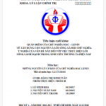 Tiểu luận Mac Lênin